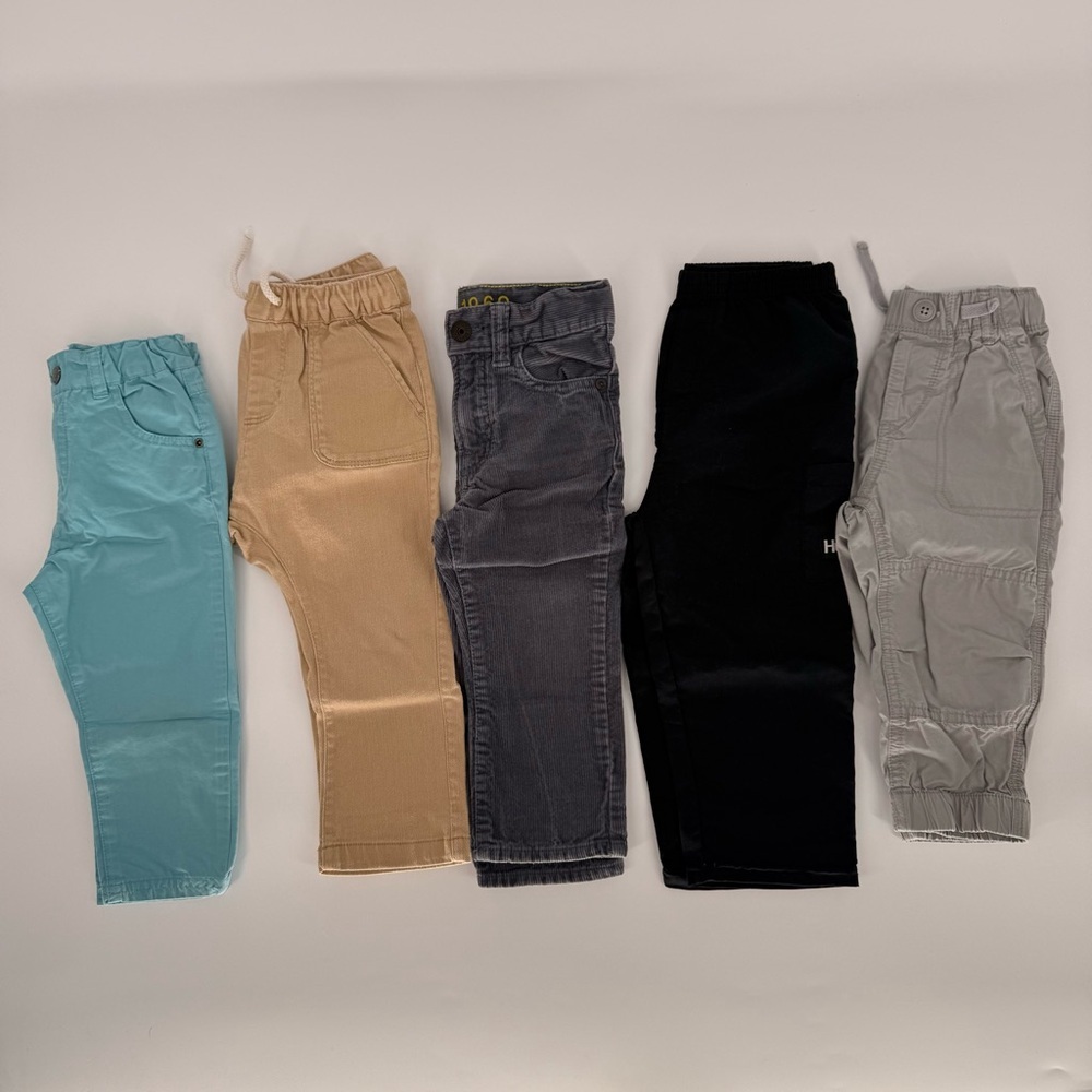 Lot of 4 Baby Boy Pants Size 18-24m - Picture 1 of 15
